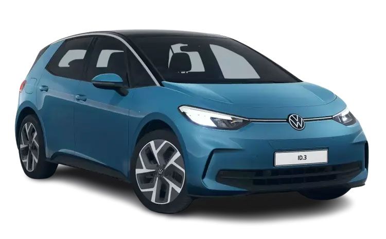 Electric hatchback in a coastal landscape — Volkswagen ID.3 subscription deals